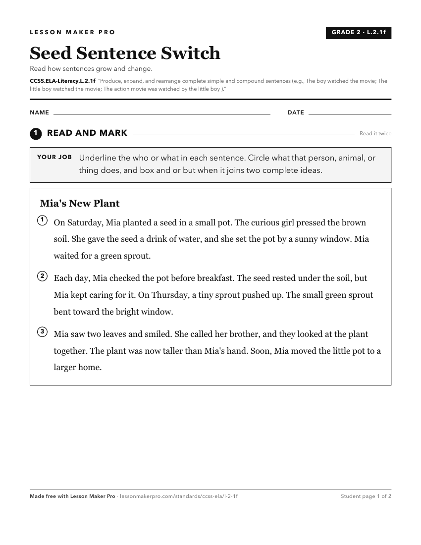 Preview of the CCSS.ELA-Literacy.L.2.1f printable worksheet