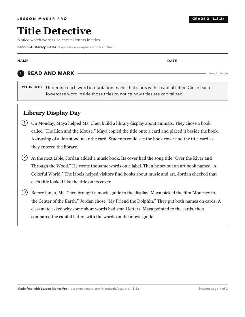 Preview of the CCSS.ELA-Literacy.L.3.2a printable worksheet