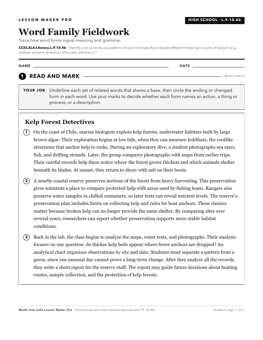 Preview of the CCSS.ELA-Literacy.L.9-10.4b printable worksheet