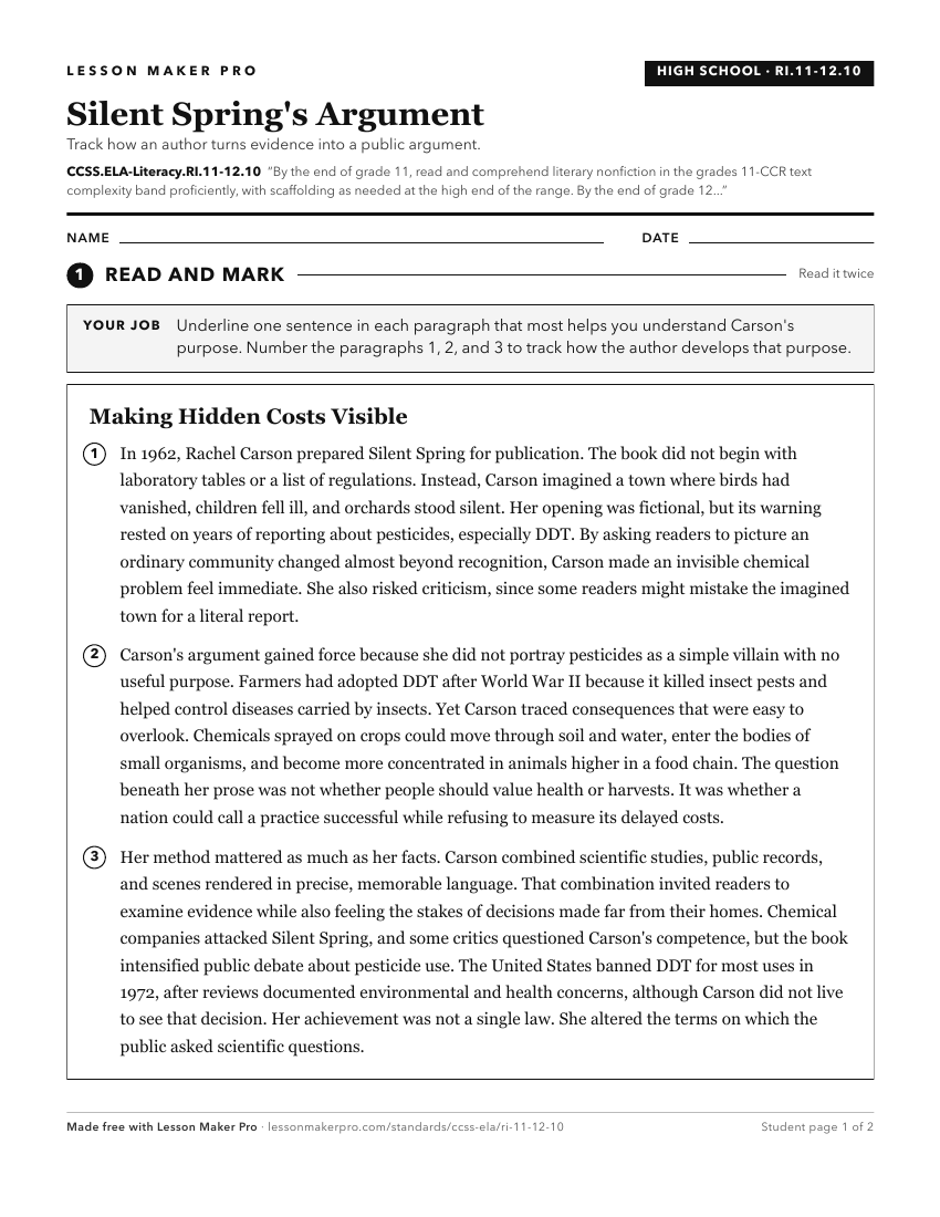Preview of the CCSS.ELA-Literacy.RI.11-12.10 printable worksheet