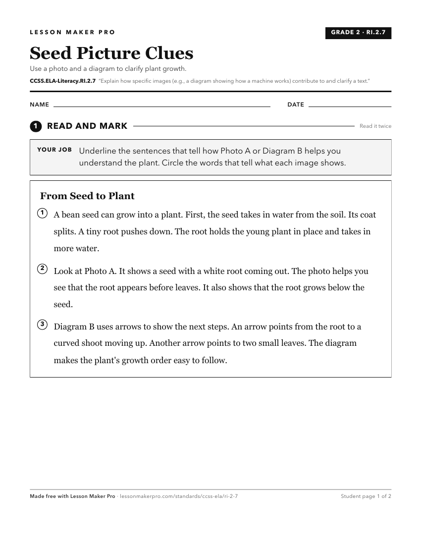 Preview of the CCSS.ELA-Literacy.RI.2.7 printable worksheet