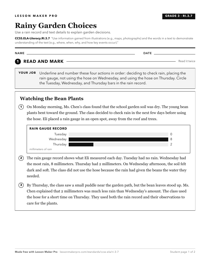Preview of the CCSS.ELA-Literacy.RI.3.7 printable worksheet