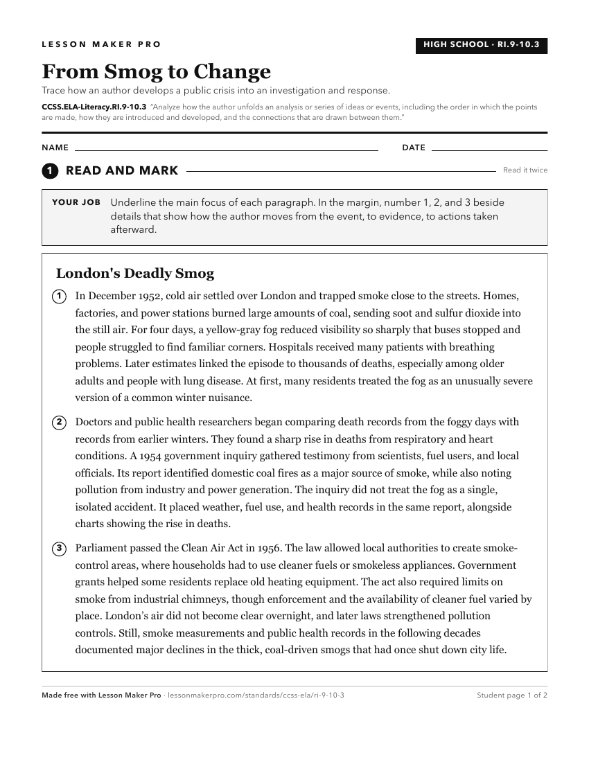 Preview of the CCSS.ELA-Literacy.RI.9-10.3 printable worksheet