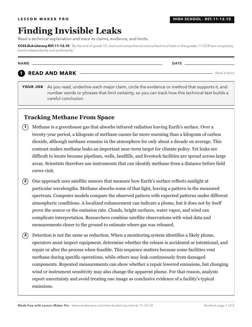 Preview of the CCSS.ELA-Literacy.RST.11-12.10 printable worksheet