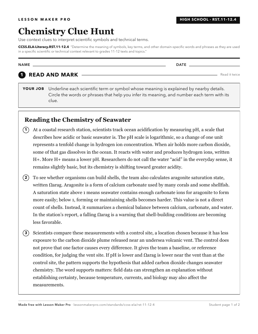 Preview of the CCSS.ELA-Literacy.RST.11-12.4 printable worksheet