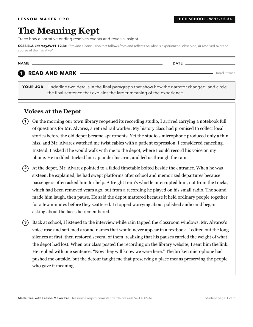 Preview of the CCSS.ELA-Literacy.W.11-12.3e printable worksheet