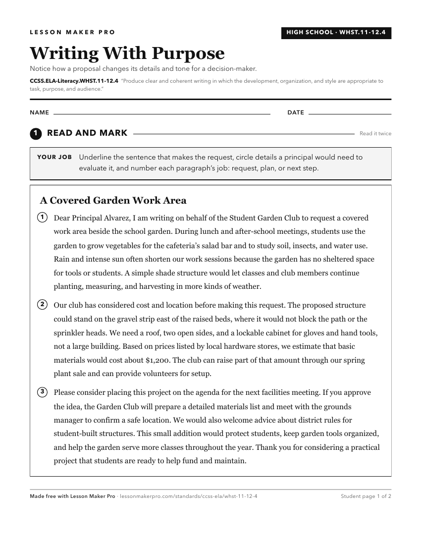 Preview of the CCSS.ELA-Literacy.WHST.11-12.4 printable worksheet