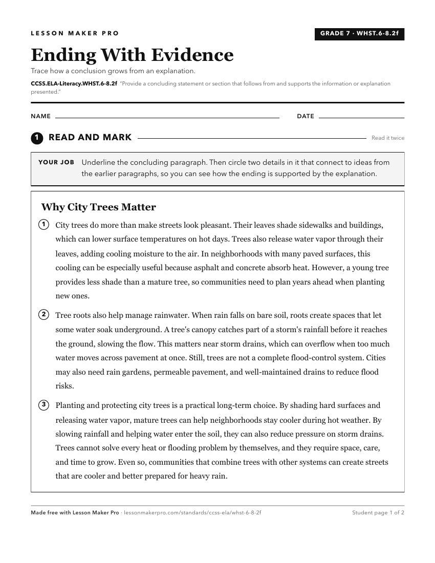 Preview of the CCSS.ELA-Literacy.WHST.6-8.2f printable worksheet