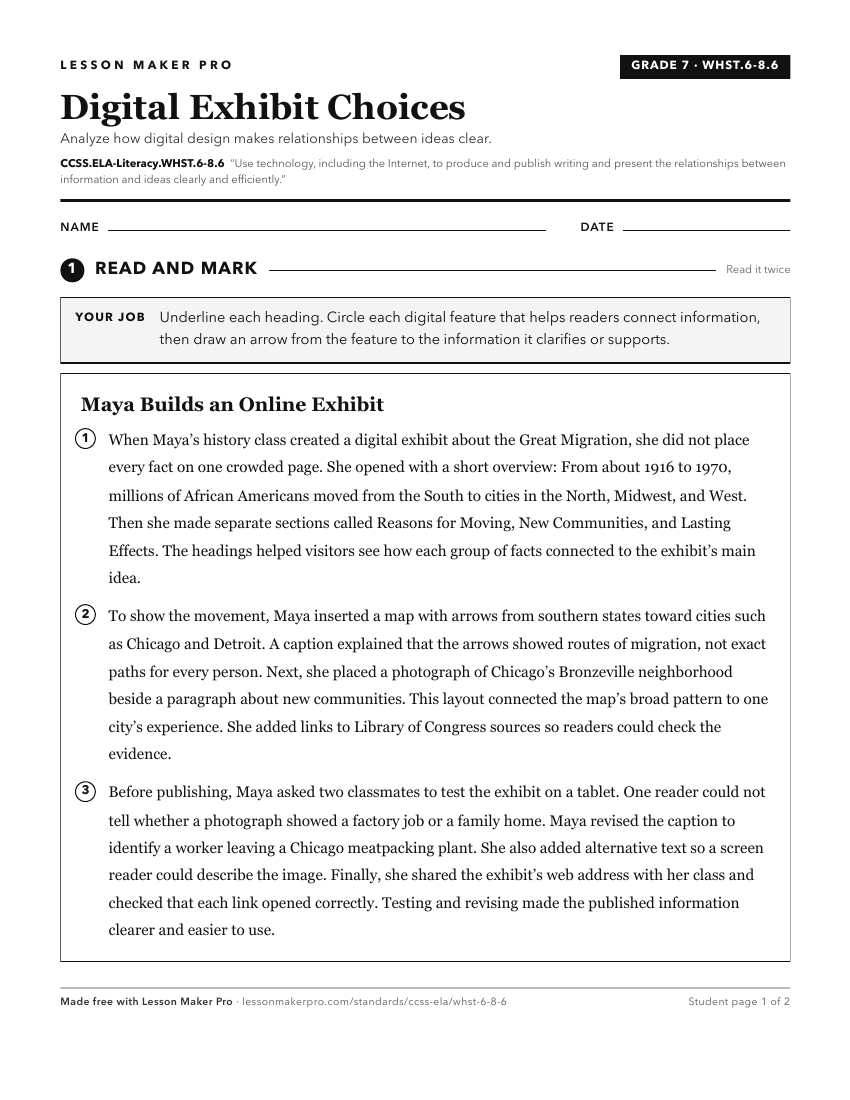 Preview of the CCSS.ELA-Literacy.WHST.6-8.6 printable worksheet