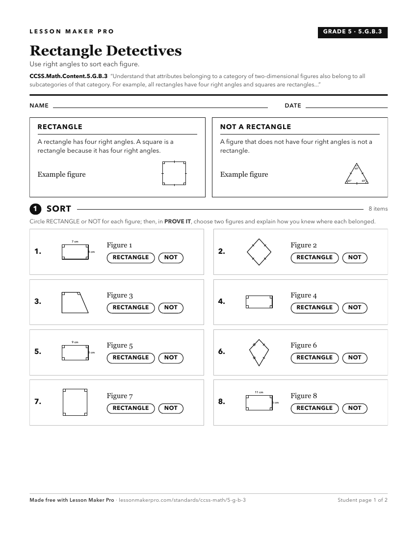 Preview of the CCSS.Math.Content.5.G.B.3 printable worksheet