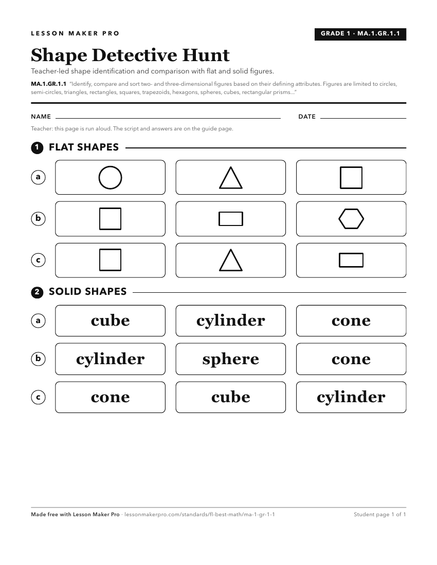 Preview of the MA.1.GR.1.1 printable worksheet
