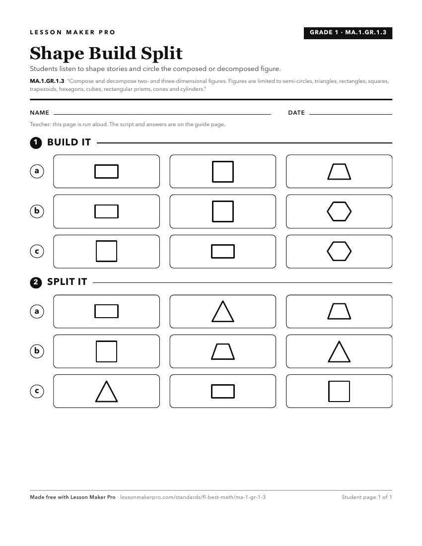 Preview of the MA.1.GR.1.3 printable worksheet