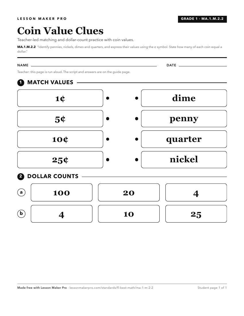 Preview of the MA.1.M.2.2 printable worksheet