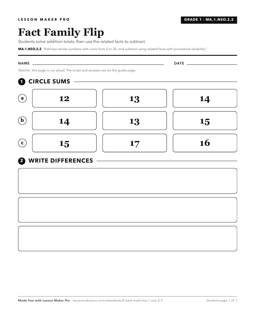 Preview of the MA.1.NSO.2.2 printable worksheet