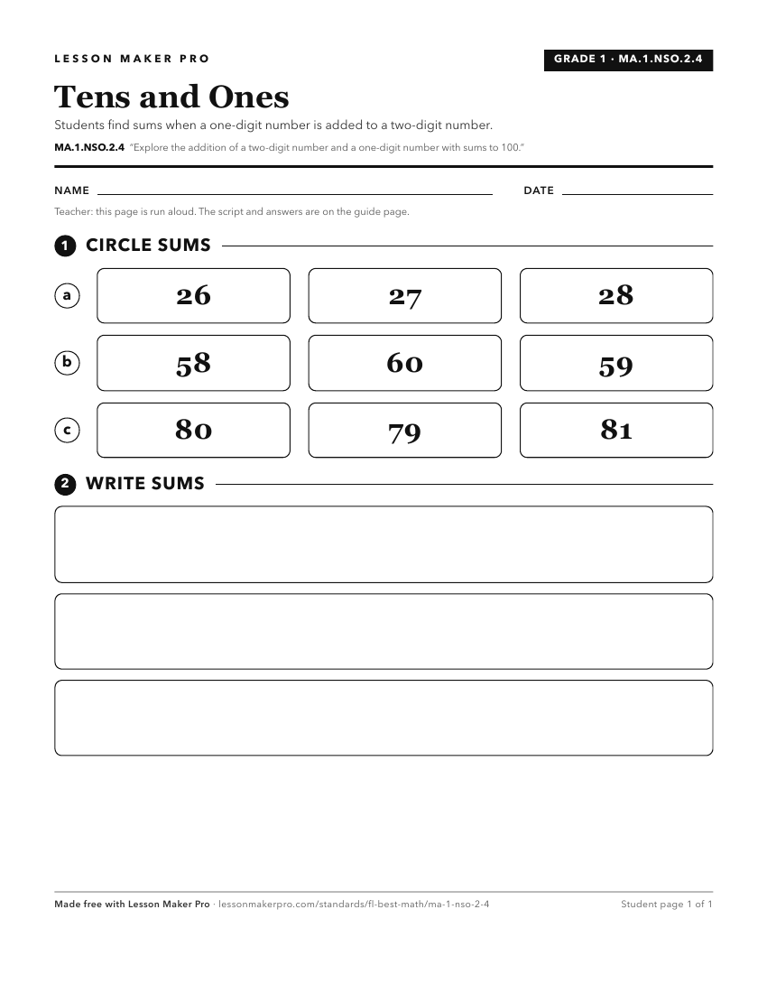 Preview of the MA.1.NSO.2.4 printable worksheet