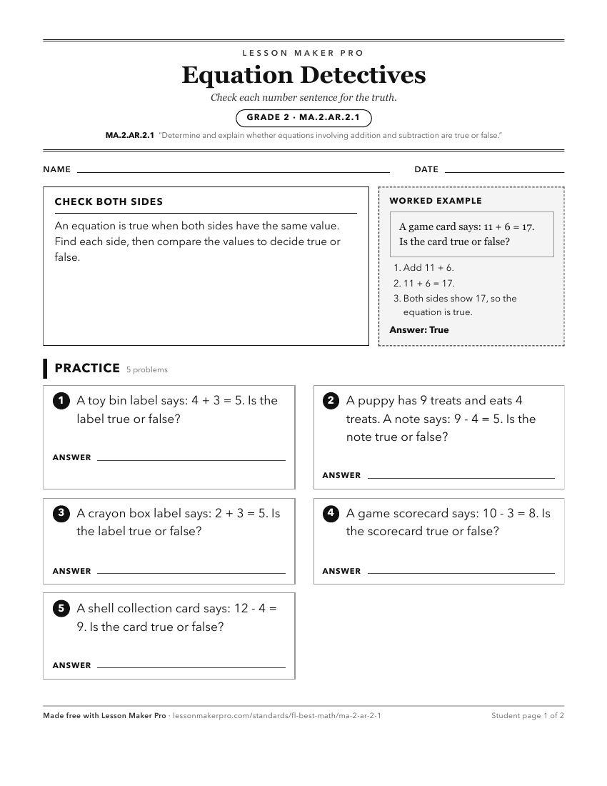 Preview of the MA.2.AR.2.1 printable worksheet