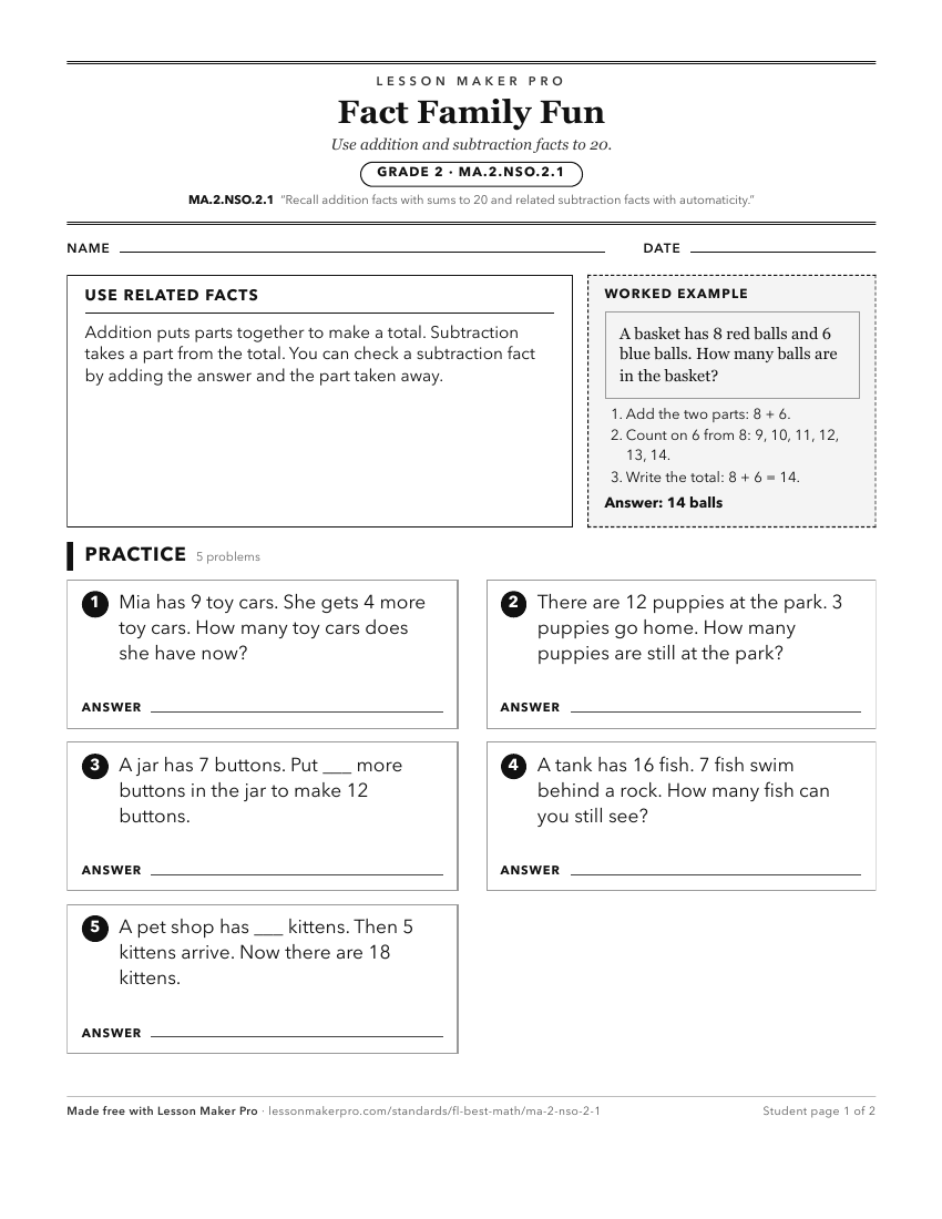 Preview of the MA.2.NSO.2.1 printable worksheet