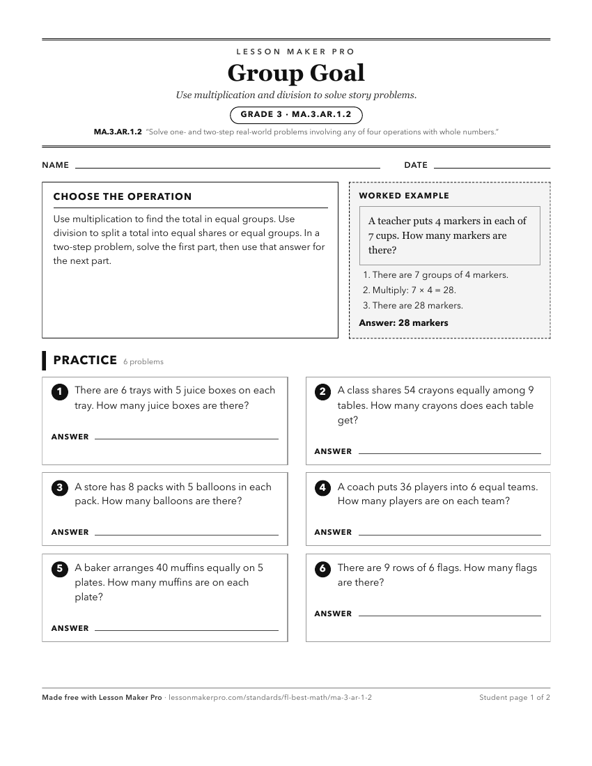 Preview of the MA.3.AR.1.2 printable worksheet