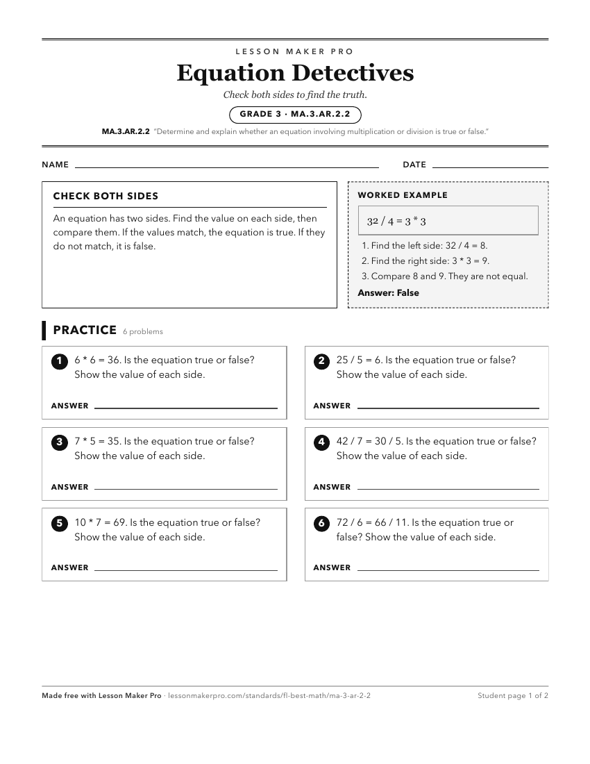 Preview of the MA.3.AR.2.2 printable worksheet