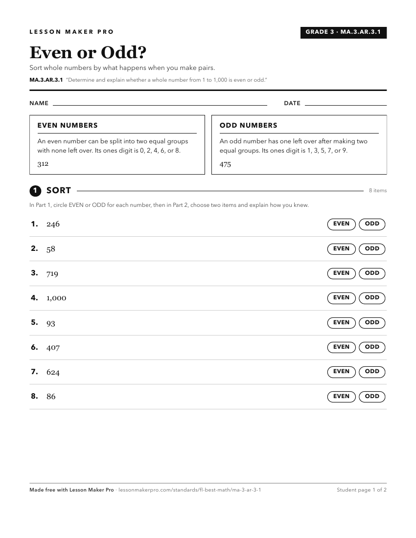 Preview of the MA.3.AR.3.1 printable worksheet