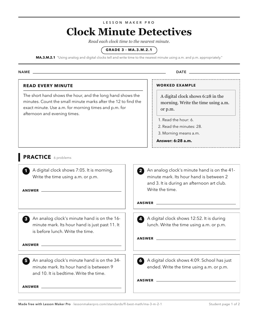 Preview of the MA.3.M.2.1 printable worksheet