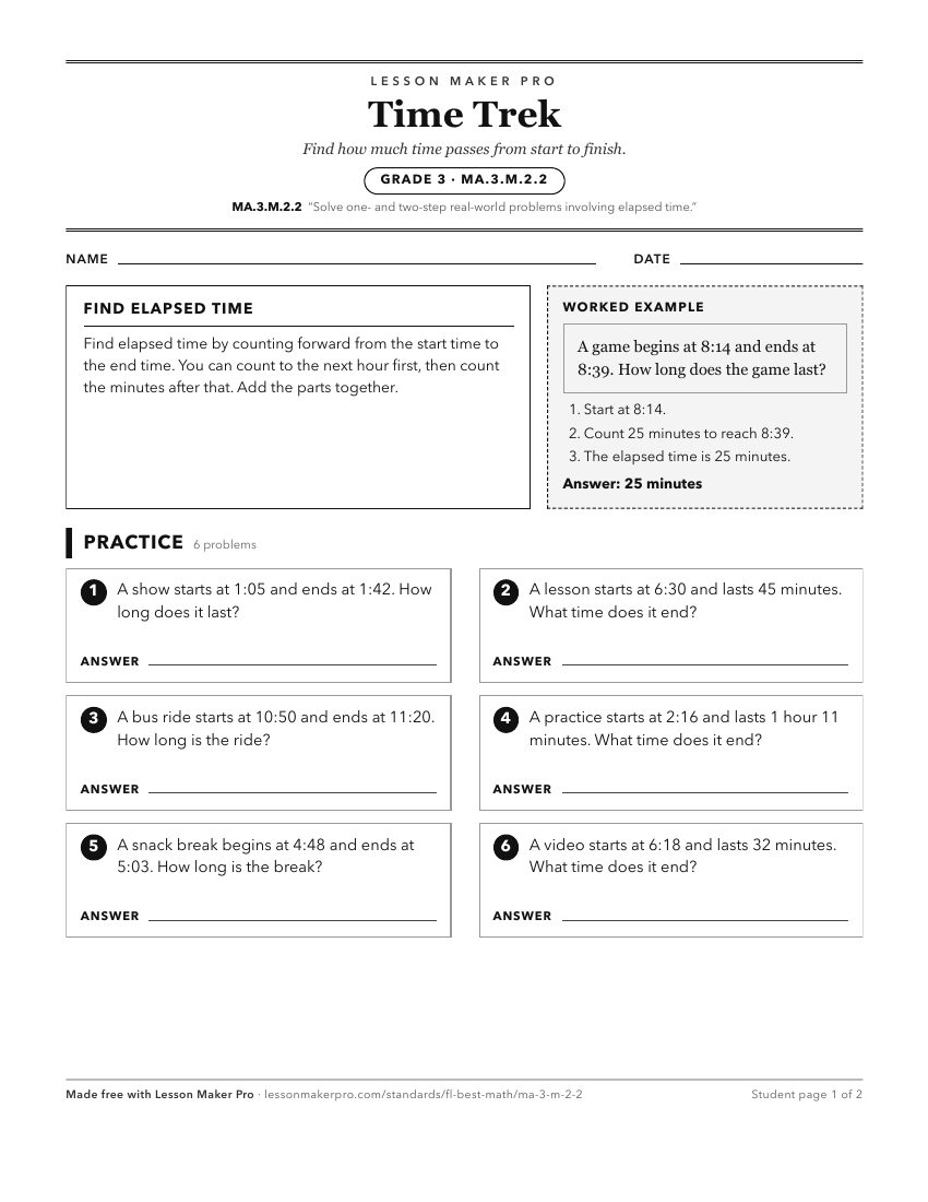 Preview of the MA.3.M.2.2 printable worksheet