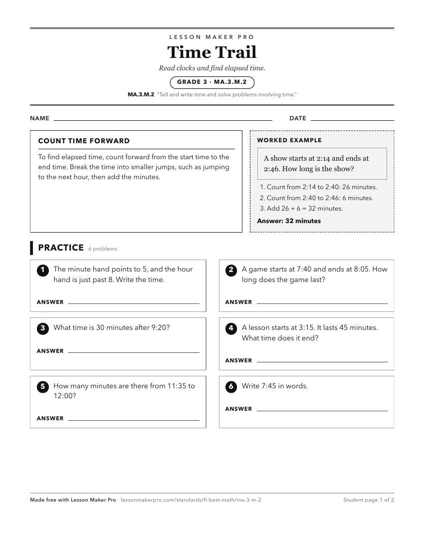 Preview of the MA.3.M.2 printable worksheet