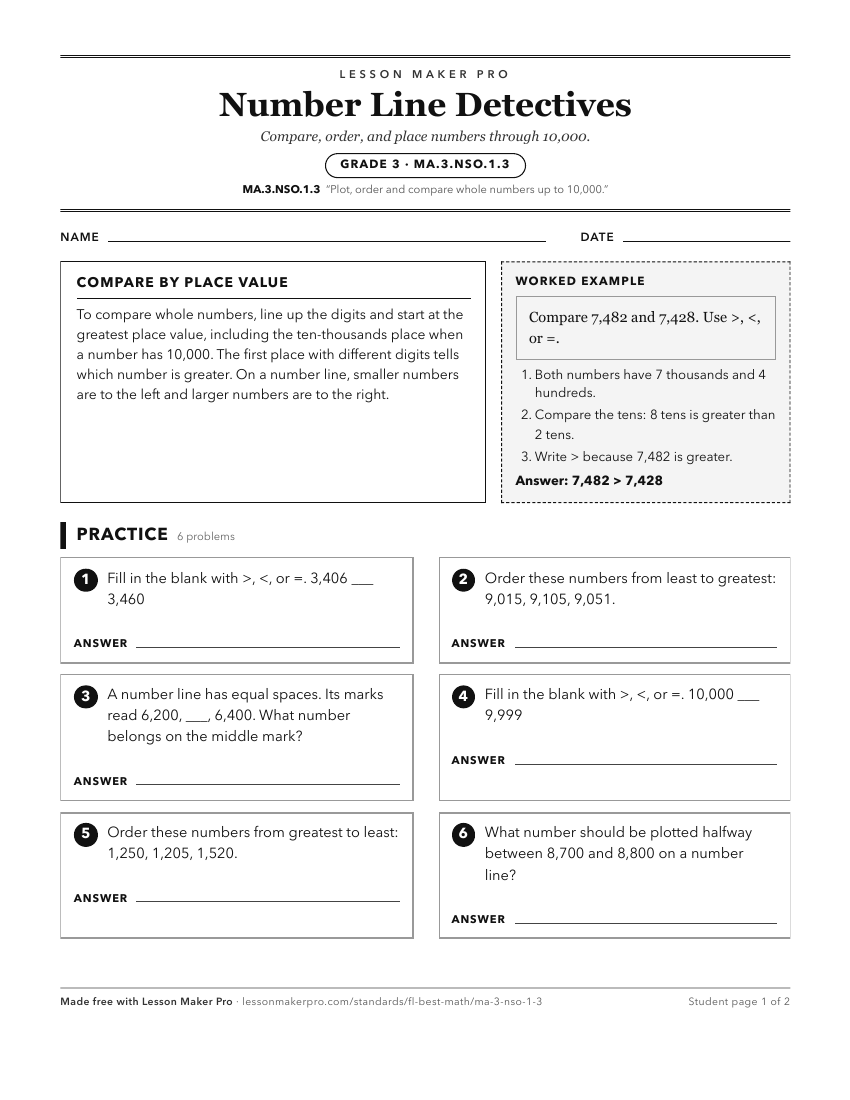 Preview of the MA.3.NSO.1.3 printable worksheet