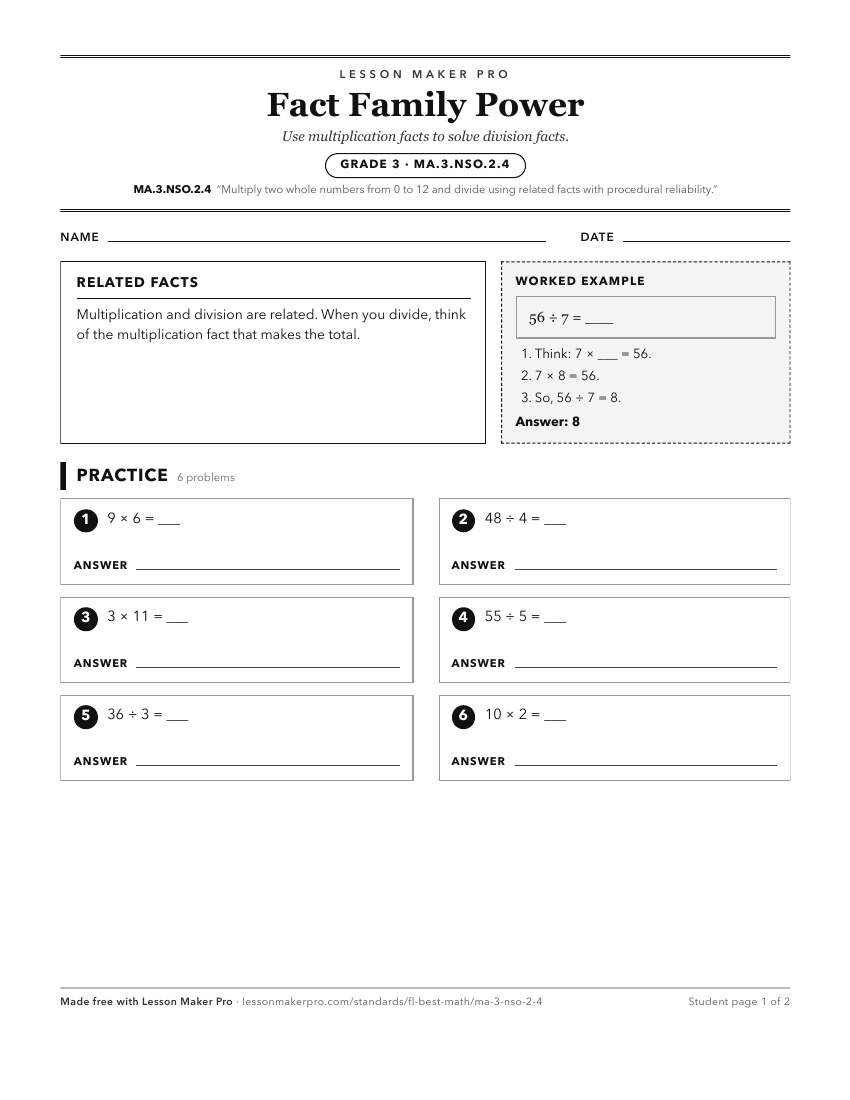 Preview of the MA.3.NSO.2.4 printable worksheet