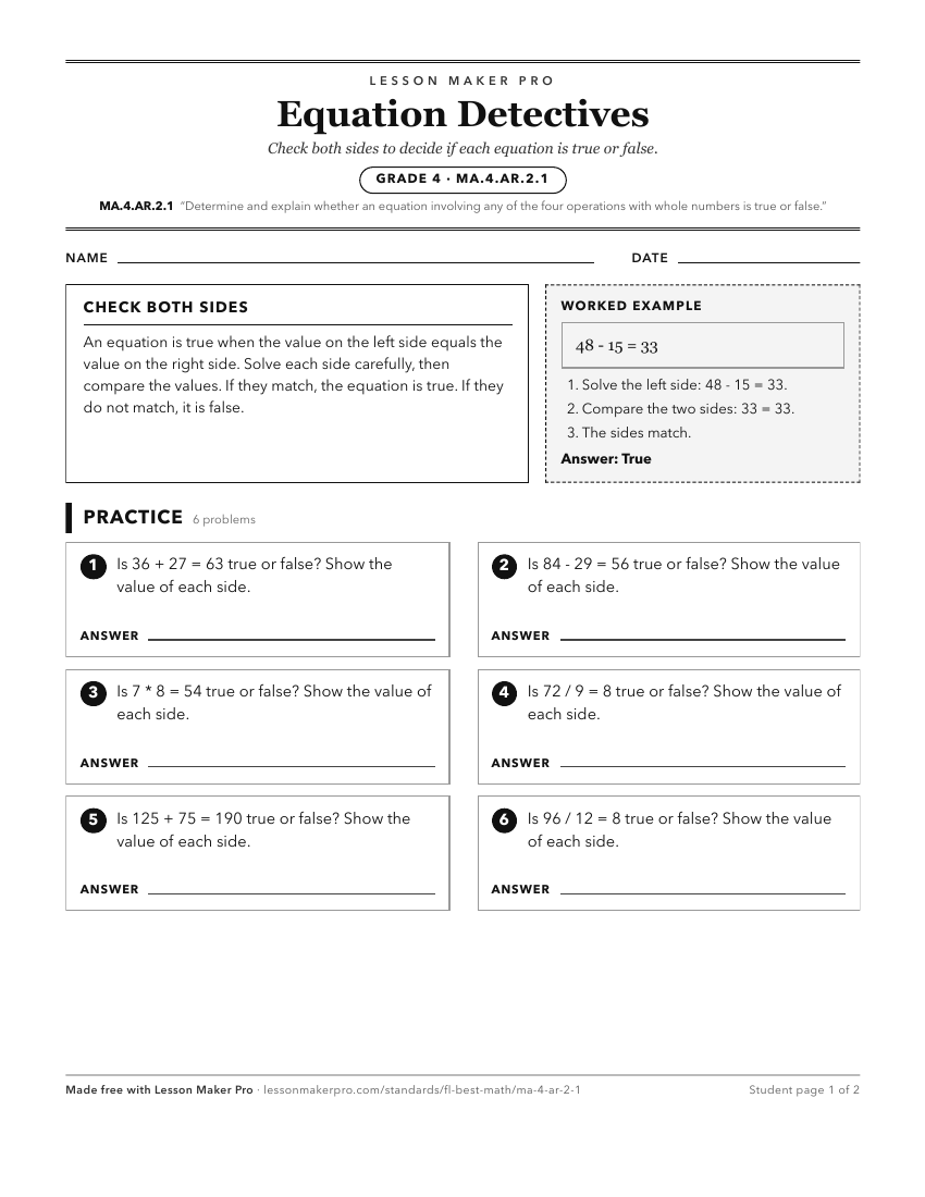 Preview of the MA.4.AR.2.1 printable worksheet