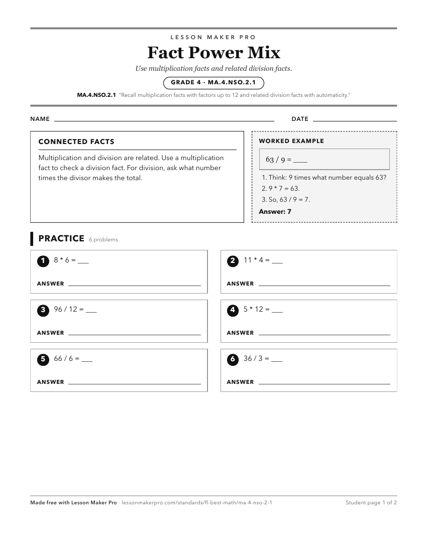 Preview of the MA.4.NSO.2.1 printable worksheet