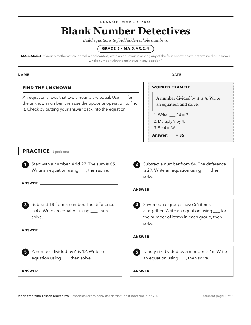 Preview of the MA.5.AR.2.4 printable worksheet