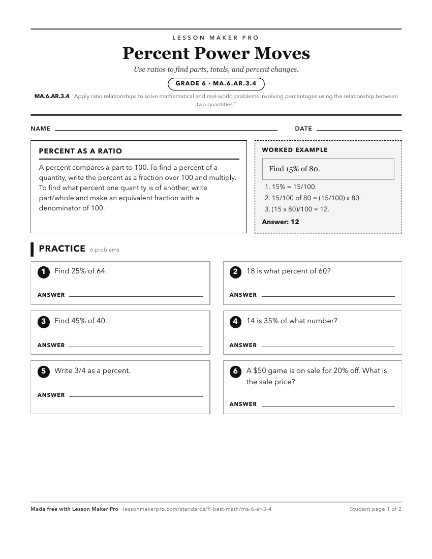 Preview of the MA.6.AR.3.4 printable worksheet