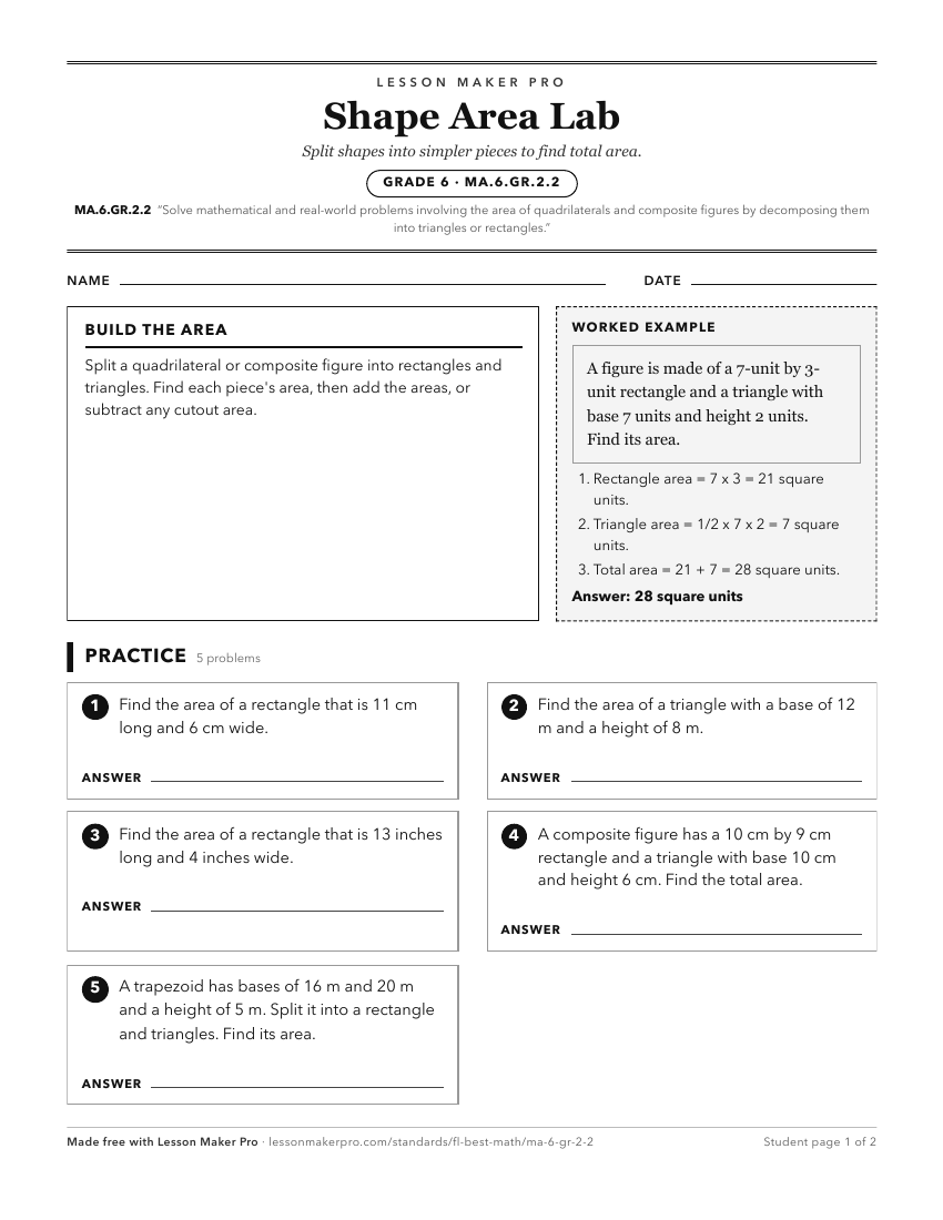 Preview of the MA.6.GR.2.2 printable worksheet