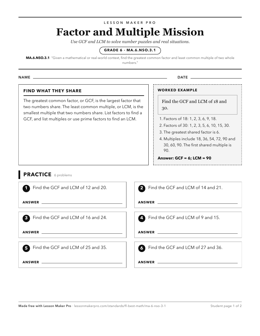 Preview of the MA.6.NSO.3.1 printable worksheet