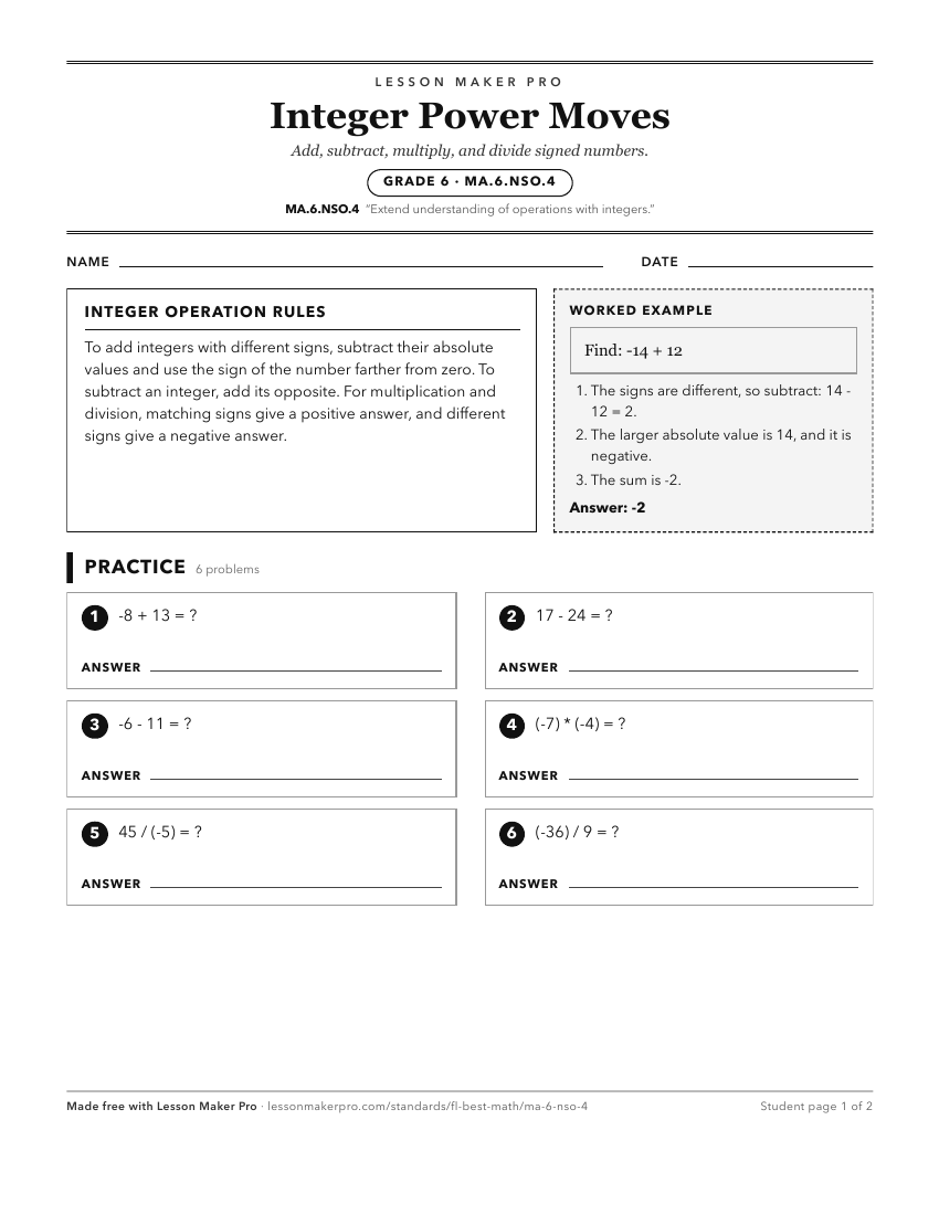 Preview of the MA.6.NSO.4 printable worksheet