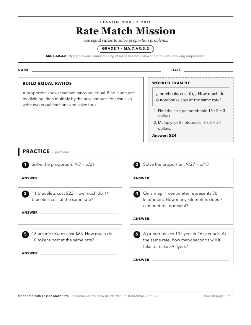 Preview of the MA.7.AR.3.2 printable worksheet