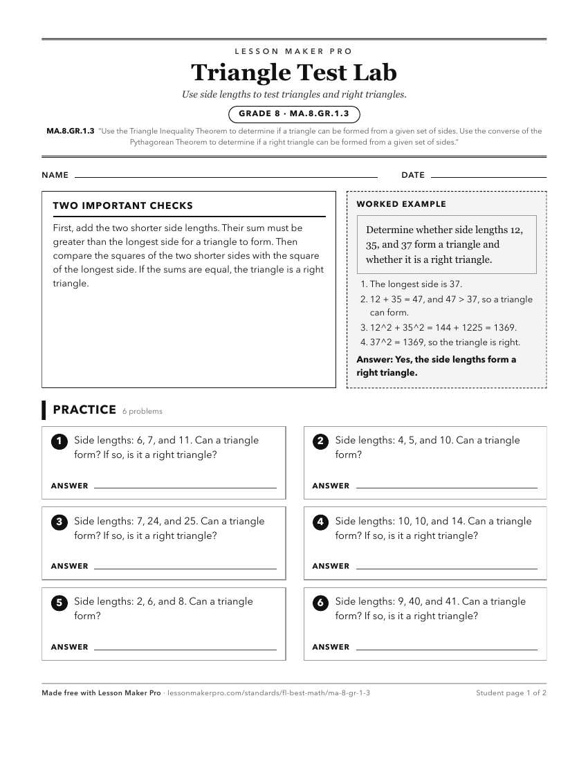 Preview of the MA.8.GR.1.3 printable worksheet