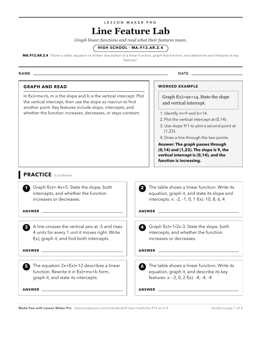 Preview of the MA.912.AR.2.4 printable worksheet