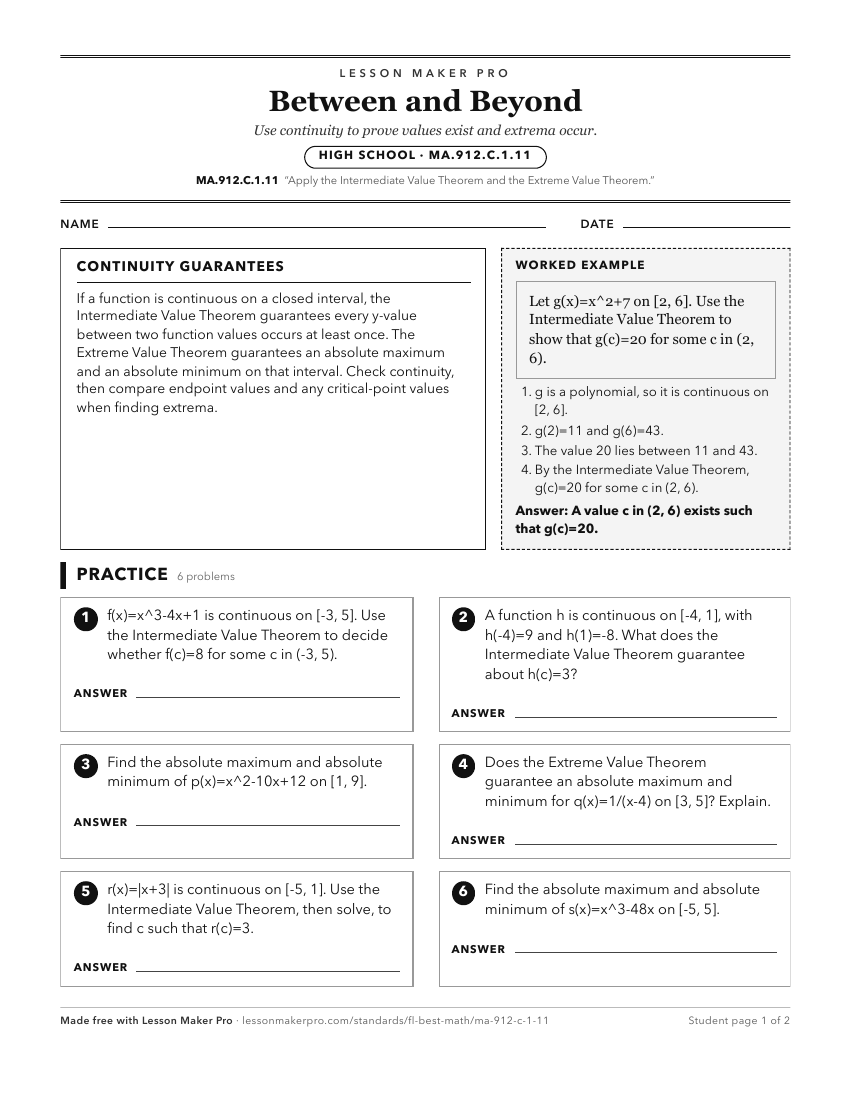 Preview of the MA.912.C.1.11 printable worksheet