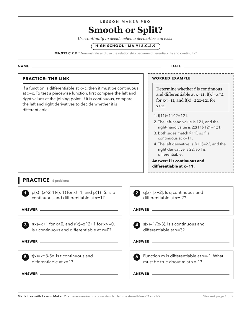 Preview of the MA.912.C.2.9 printable worksheet