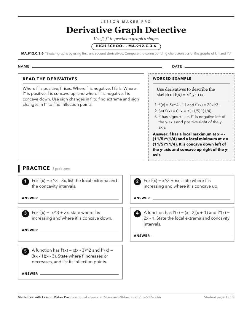 Preview of the MA.912.C.3.6 printable worksheet