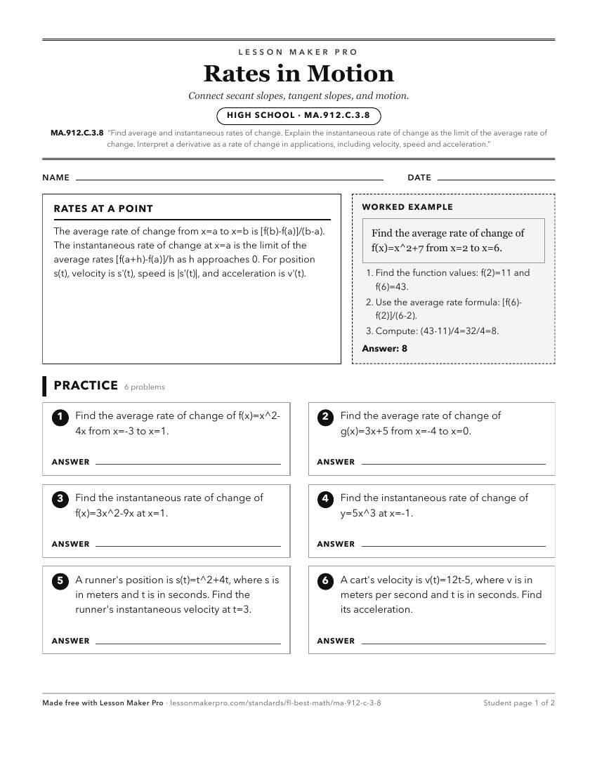 Preview of the MA.912.C.3.8 printable worksheet
