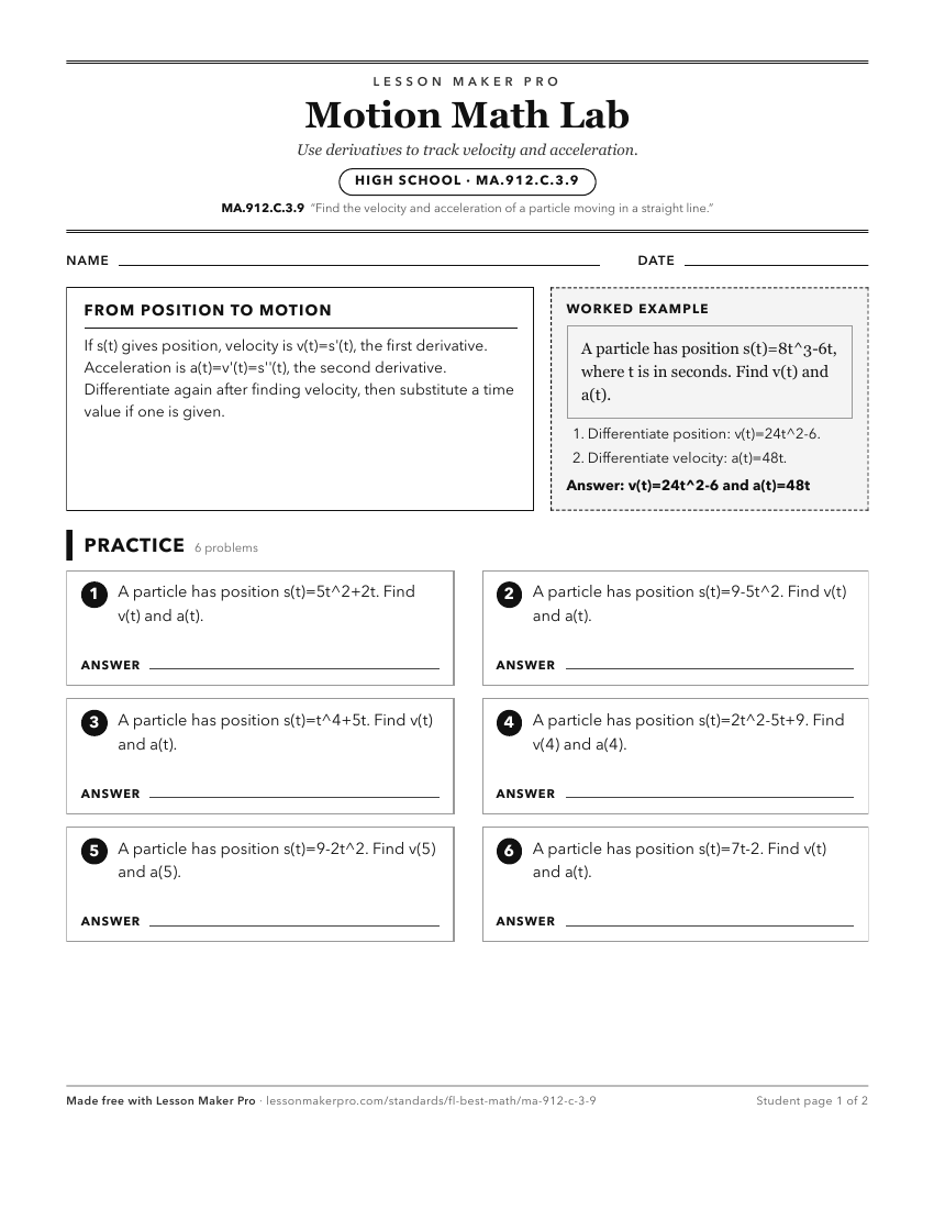 Preview of the MA.912.C.3.9 printable worksheet