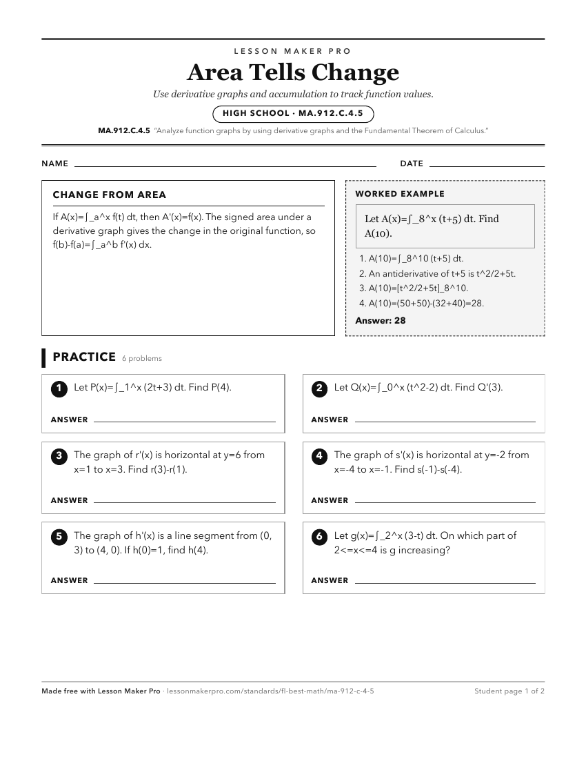 Preview of the MA.912.C.4.5 printable worksheet