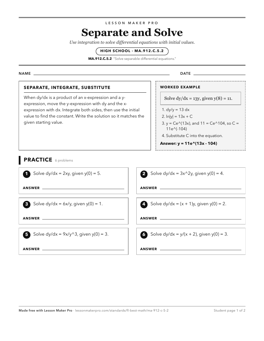 Preview of the MA.912.C.5.2 printable worksheet
