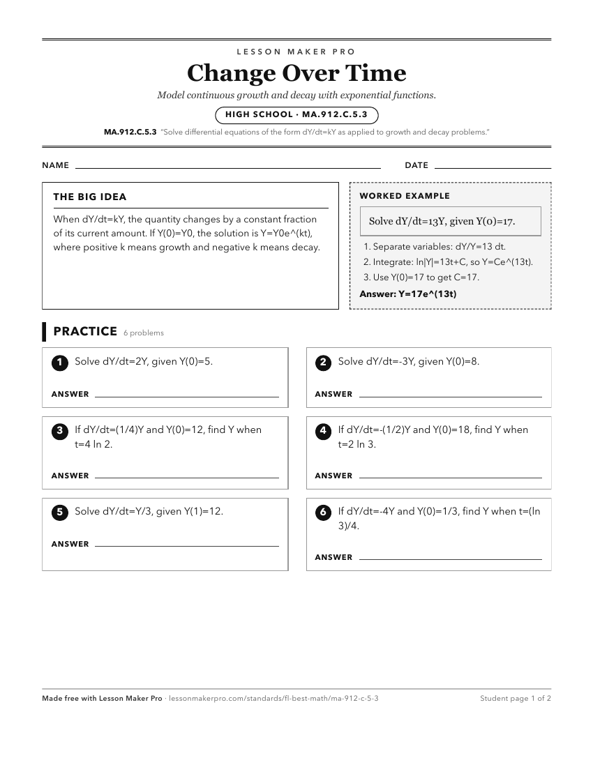 Preview of the MA.912.C.5.3 printable worksheet