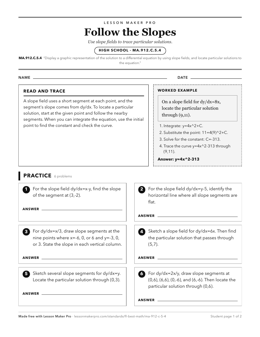 Preview of the MA.912.C.5.4 printable worksheet