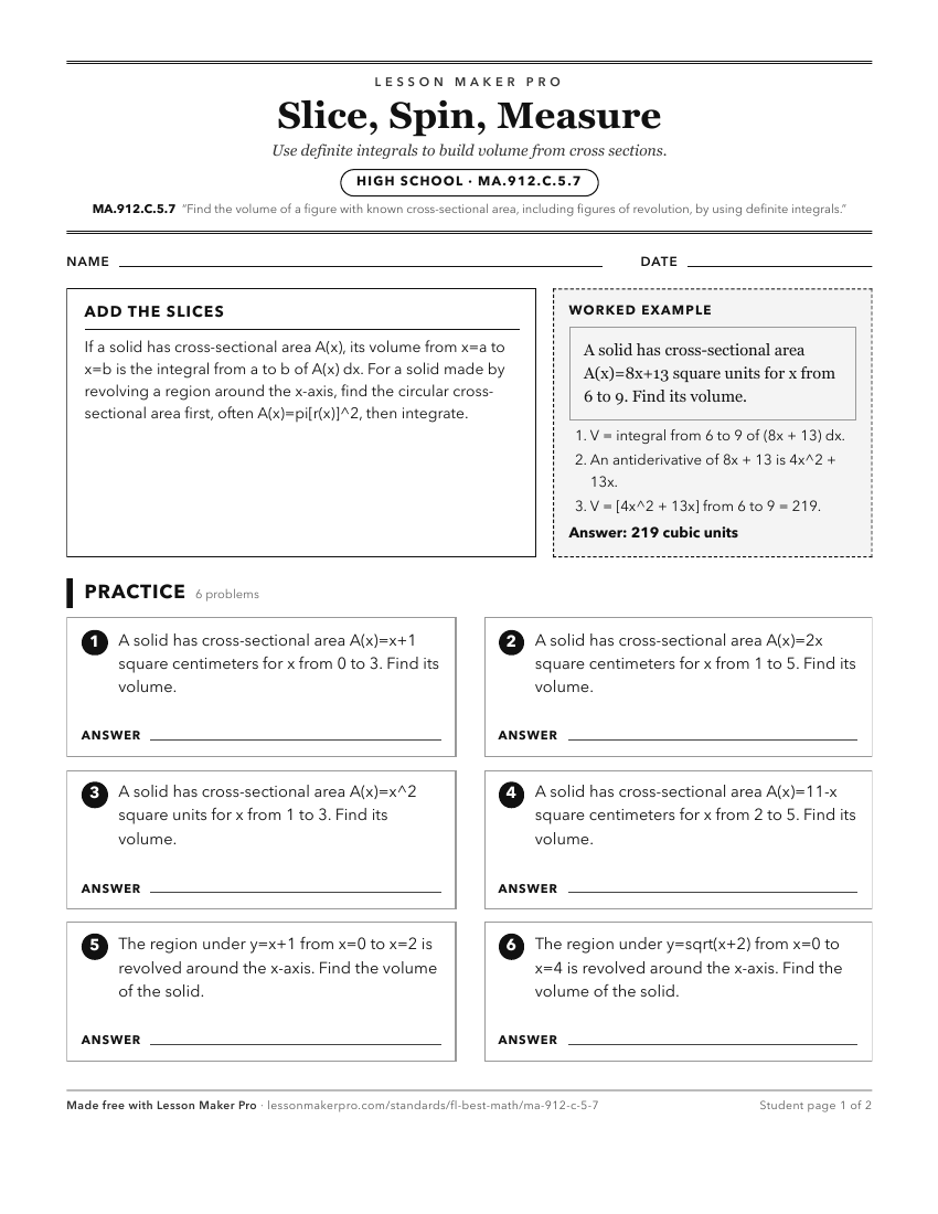Preview of the MA.912.C.5.7 printable worksheet