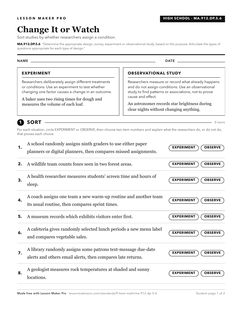 Preview of the MA.912.DP.5.6 printable worksheet